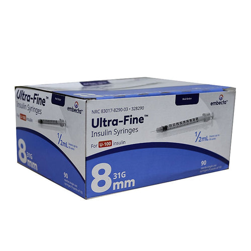 0.5 cc Ultra Fine Syringe 31 gauge - Box of 90 (BD-Embecta)