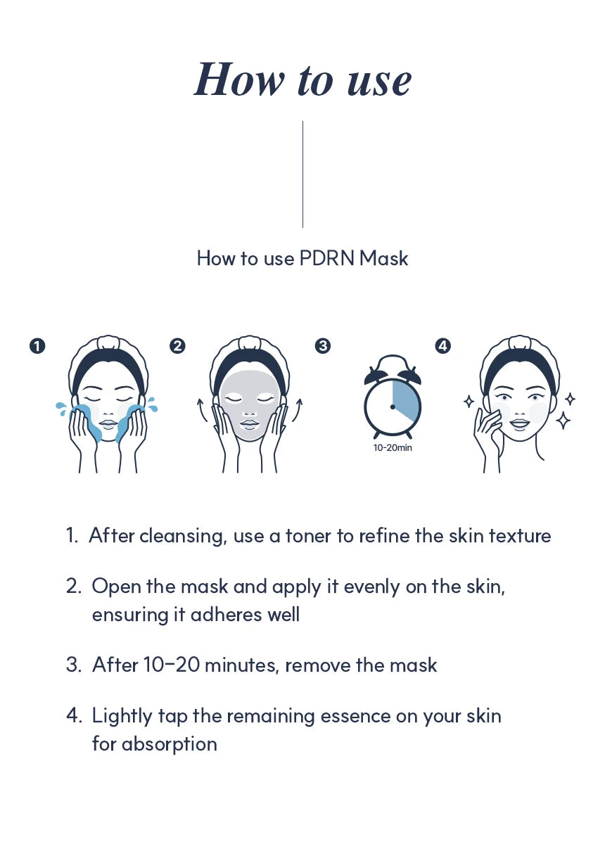 Exoblanc PDRN Mask - Each Pack Contains 5 Masks Each