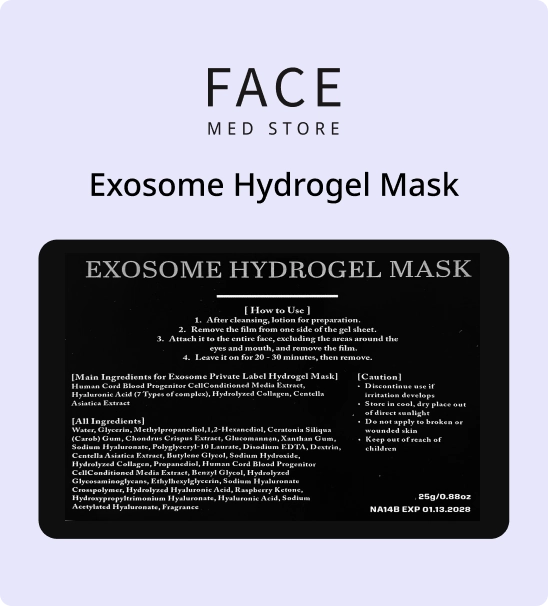 Exosome Hydrogel Mask - Pack of 10
