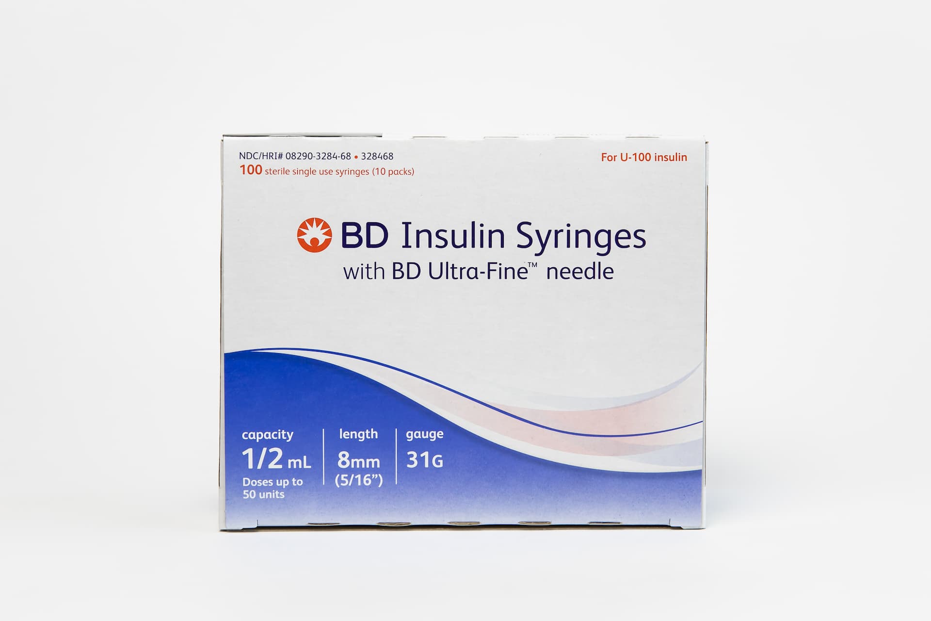 0.5 cc Ultra Fine Syringe 31 gauge - Box of 90 (BD-Embecta)