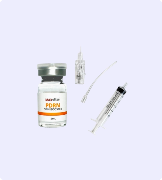 Microneedling Pen 2.0 Replacement Kit bundled with Maxellize PDRN Skin Booster