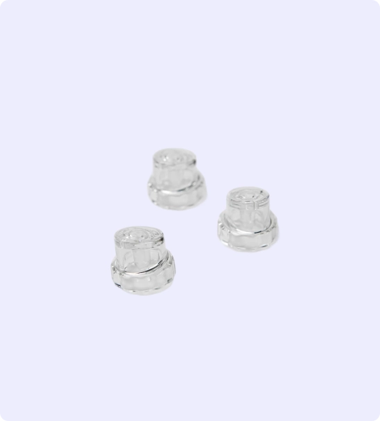Water Facial Machine Tips - Clear for hydration - Bag of 15