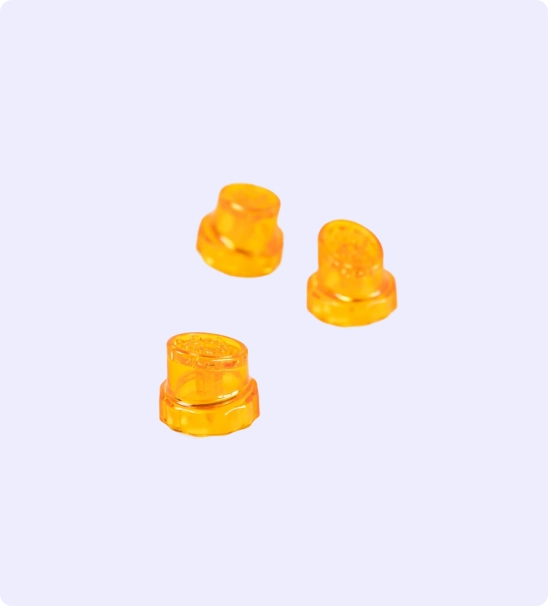 Water Facial Machine Tips - Orange for aggressive exfoliation - Bag of 15
